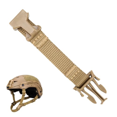 Helmet Chin Strap Extender, ACH Suspension Chin Strap Army ONLY Fit for FMA DE TB948 Airsoft Tactical Helmet, Quick Release Extension Buckle Strap Lengthen Belt, Military Ballistic Accessories