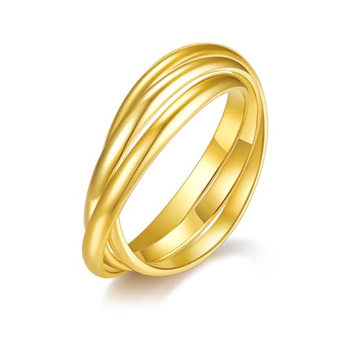 MINDDHA �h���ϐF�Ȃ������O|14K�S�[���h/�z���C�g�S�[���h���b�L|�t�B�W�F�b�g�X�^�b�L���O�s���C���^�[���b�L���O�g���v�����E|�����p�V���o�[/�S�[���h�����O- 2mm 3mm �o���h�T�C�Y4-12, 6.5, ����, �L���[�r�b�N�W���R�j�A