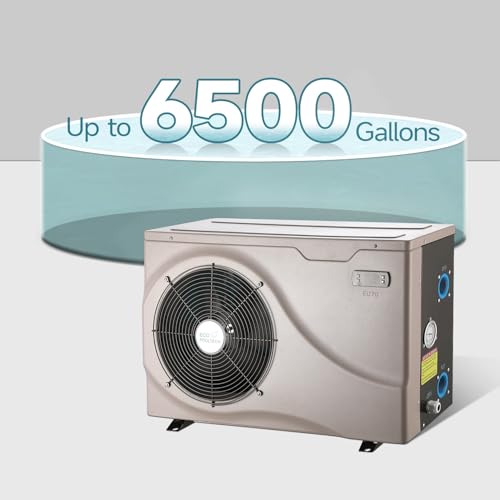 ECOPOOLTECH Electric Pool Heaters for Above and In Ground Pools - Max 22,462 BTU/hr Up to 6500gallons Swimming Pool Heat Pumps, Fits 11/15/16ft Pools Electric Heater Pool Warmer, 120V/60Hz - Thumbnail 7