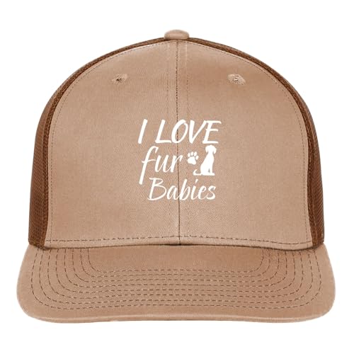 i Love Fur Babies Trucker hat Outdoor Cap for Women