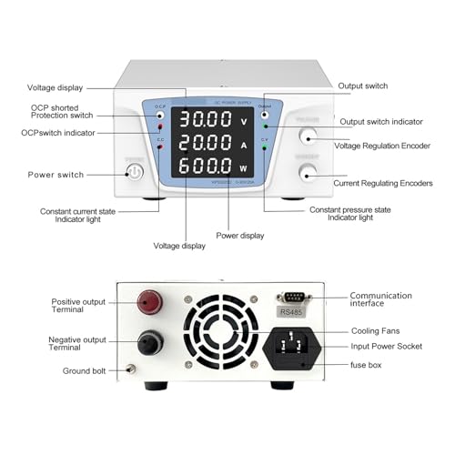 Alimentation CC réglable programmable RS485 pour stabiliser la tension de vos circuits