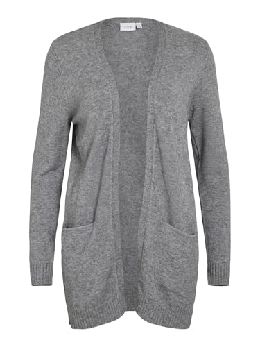 VILA Cardigan Basique Maille Medium Grey Melange XL Medium Grey Melange XL