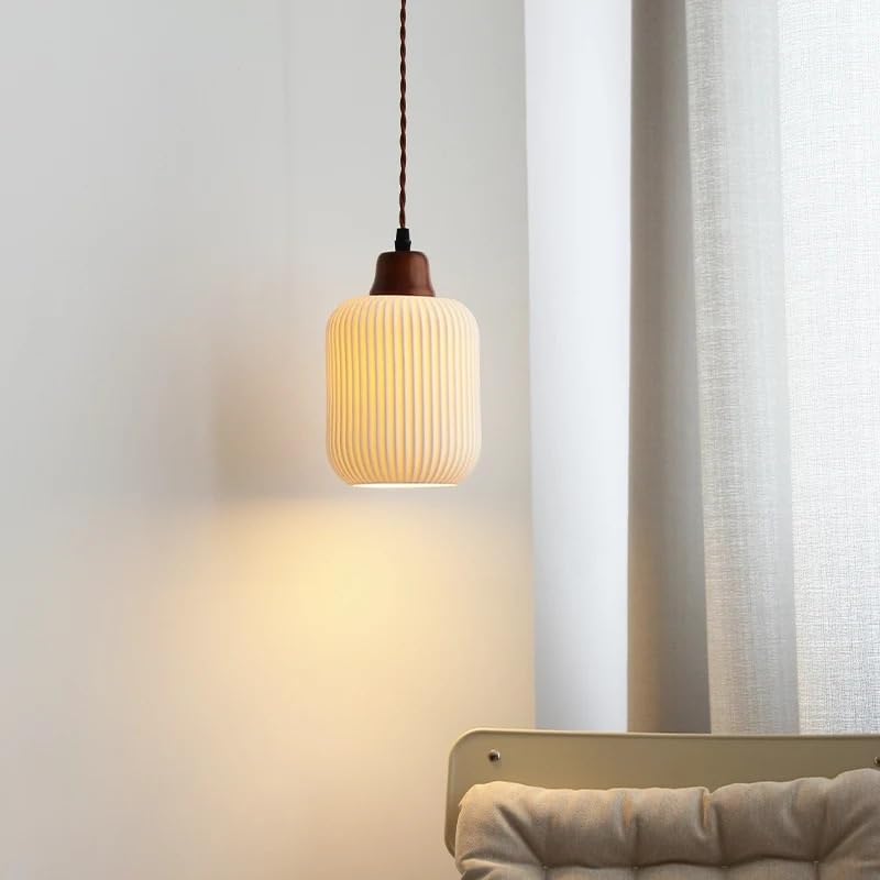 Lampe suspendue LED en céramique pour éclairer un couloir sombre efficacement