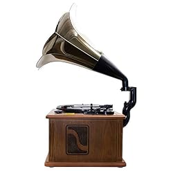 Lauson CL147 Gramophone Classique | Platine Vinyle bluetooth | Système de musique en bois Nostalgia | Système stéréo… - Les Beatles, Paul McCartney, John Lennon, RIngo Starr, George Harrison Lauson CL147 Gramophone Classique | Platine Vinyle bluetooth | Système de musique en bois Nostalgia | Système stéréo… – Image 6