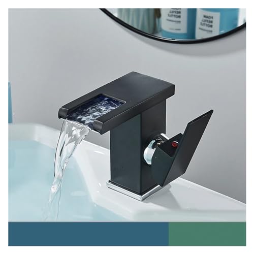 Robinet d'eau potable mitigeur de cuisine noir et LED Feng Shui - 5