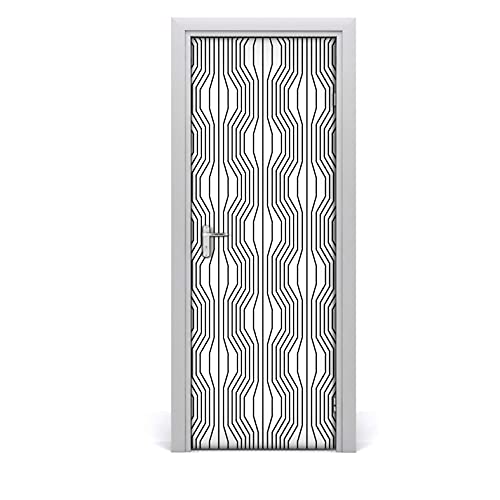 Papier peint sur la porte mural masquer imperfections avec Magic-Stick