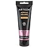 Arteza Metallic Acrylic Paint, Pearl Pink A216, 120 ml Pouch, Highly Pigmented & Fade-Resistant, Non-Toxic, Art Supplies…