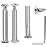 3Pcs Top Connector Bracket Mounting Bolt，304 Stainless Steel with Hex Wrench,OEM 001177& 005362 Bennington Pontoon Accessories & Boat Parts,Compatible with Bennington SS Bimini