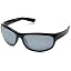 Shiny Black / Gray Polarized Silver Mirrored Lens