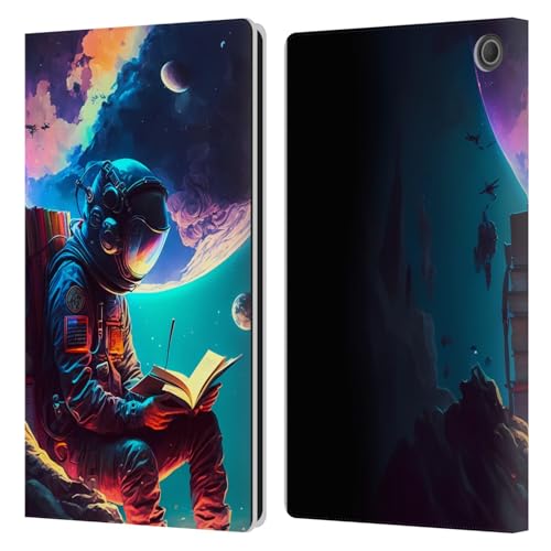 Haroulita Lire Un Livre Astronaute Étui Housse Support Multi-angle pour Fire Max 11
