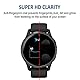 SPGUARD Schutzfolie Kompatibel mit Garmin Venu Schutzfolie,[6 Stück] LiQuidSkin Anti-Bubble Clear Film für Garmin Venu/Garmin Vivomove Sport/Garmin Vivoactive 4 45mm/Garmin Legacy Hero Series 45mm