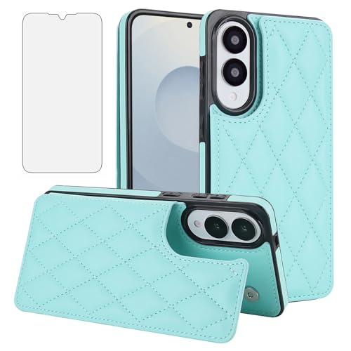 Coque Samsung Galaxy S25 Edge etui portefeuille porte-carte RFID verre trempe support