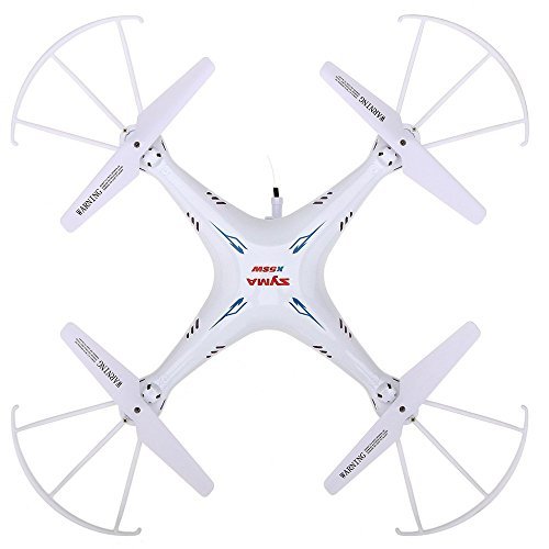 SYMA X5SW - Dron helicoptero de 2.4 GHz con Cuatro canal,girocompas y camara de 0.3 MP