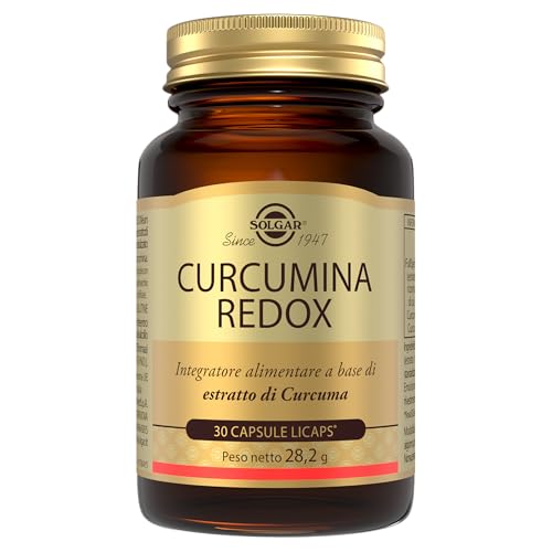 SOLGAR Curcumina Redox, 28,2 gr, Softgel Antinfiammatoria