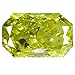 0,53 ct AIG CERTYFIKOWANA FANCIA ZIELONOWE ŻÓŁKOWE Cięcie (5,24 x 3,33 mm) 100% naturalne (bez podgrzewania) DIAMOND I1 CLARITY LOOSE DIAMOND