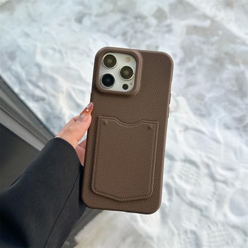 Étui en cuir pour iPhone 15 Pro Max : fini les chutes avec ce portefeuille souple