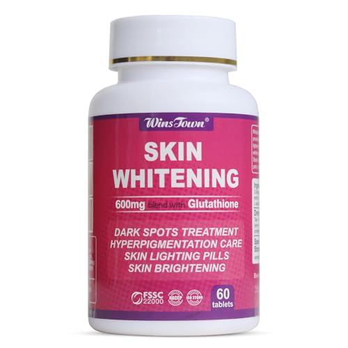 AIHIYO Skin Whitening Pill, 600mg Glutathione...