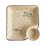 Parfaite pour les réunions de famille, les fêtes entre amis ou les repas quotidiens, cette assiette rehausse l'atmosphère de la salle à manger en servant des boulettes, des dim sum ou d'autres plats avec élégance