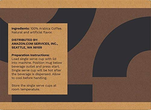 Amazon Brand - Solimo Light Roast Coffee Pods, Compatible With Keurig 2.0 K-Cup Brewers, Hazelnut Flavored, 100 Count (Pack Of 1) #TOP4