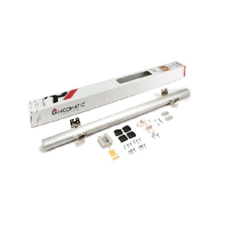 RINCOMATIC - BISAGRA ALUMINIO RINCOPLUS40 700/900 ESPECIAL PARA RINCÓN ACABADO PLATA MATE RINCOPLUS 900mm