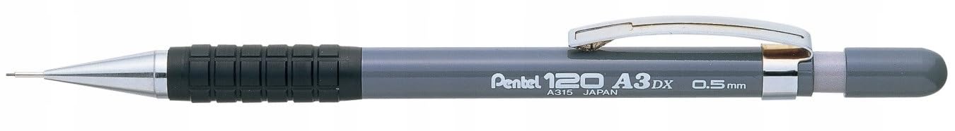 Pentel A300 ołówek sintony 120 A3, końcówka 0,5, szary