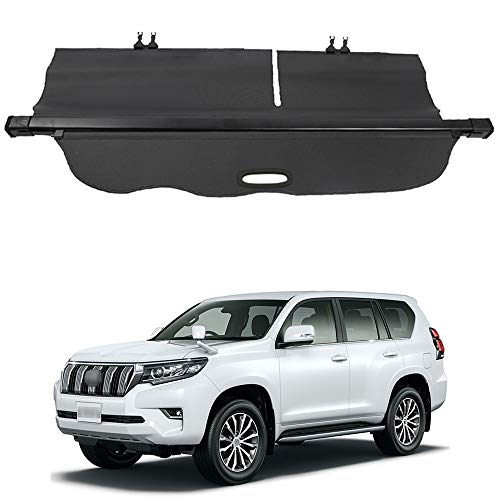 Coffre ArrièRe Parcelle ÉTagèRe Pour Toyota Land Cruiser Prado Fj150 Lc150 2010-2019 Housse Colis Cargo Coque Couvre-Bagage Cache-Bagages Couverture De Cargaison De Coffre Antivol Bouclier De SéCurité Cover
