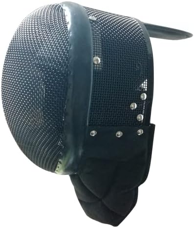 Miniatura 8 de ASAki - Máscara de esgrima LV2, CE1600N Hema Gear con forro de cobertura completa (extraíble y lavable), protección de las orejas, resiste el golpe