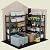 YOCONYO 8x6 FT Outdoor Storage Shed with Floor, Waterproof Plastic Shed with Window ? Lockable Door, Patio Sheds for Garden, Backyard, Tool Storage