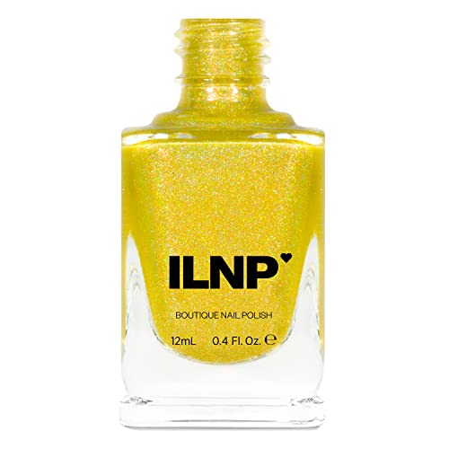 Image of ILNP Funshine Smoothie - Bright Yellow Holographic Nail Polish