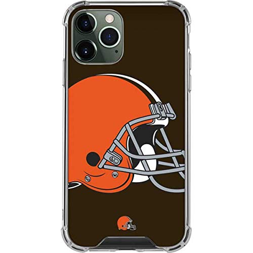 Skinit Clear Phone Case Compatible with iPhone 12 Pro - Officially Licensed NFL Cleveland Browns Large Logo Design