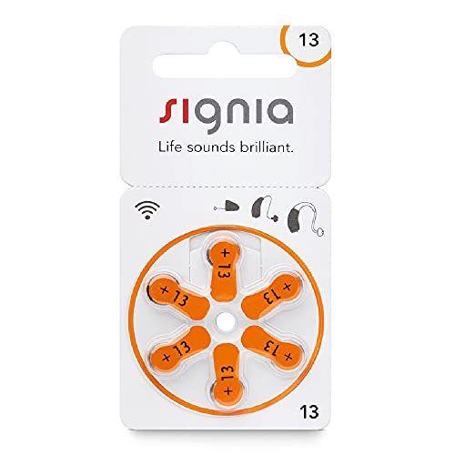 Image of Signia Hearing Aid Battery 13- Pack of 30 Batteries- Hear.com