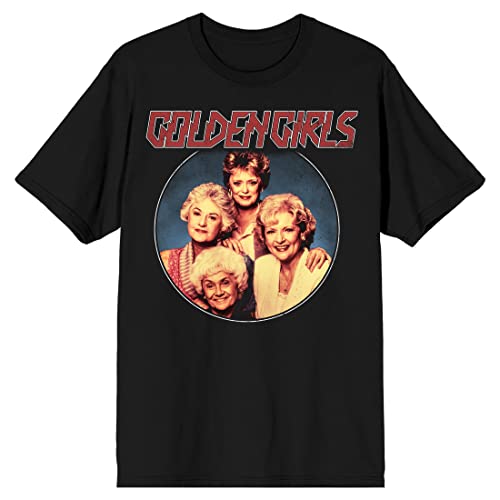 Golden Girls Group Pose Men's Black T-Shirt