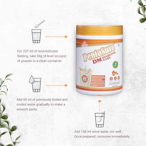 PentaSure DM – Diabetes Care Nutrition Drink to help manage Blood Sugar levels| Vanilla Flavor| 400 gm | 4 Proteins| High Fiber & Zero Maltodextrin - Image 7
