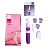 Women Epilator Hair Removal, Wet/Dry Electric Trimmer with Flexible Head, Cordless, Bikini Trimmer Epilator, Glossy Skin, Multiple Trim Options, R Tip, Whole Body Application, - Image 3