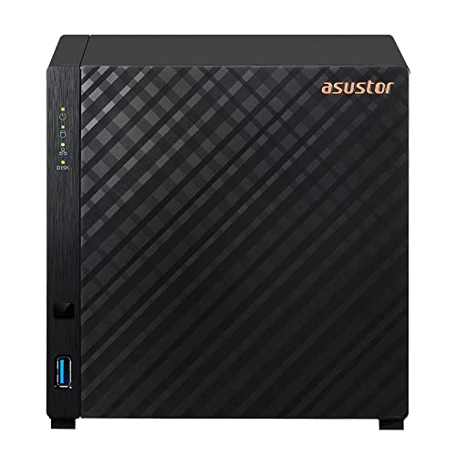 ASUSTOR Drivestor 4 AS1104T SAN/NAS Storage System - Realtek RTD1296 Quad-core (4 Core) 1.40 GHz - 4 x HDD Supported - 72 TB Supported HDD Capacity - 0 x HDD Installed - 4 x SSD Supported - 0 x SSD In #1