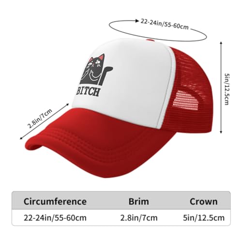 Image of Funny Trucker Hats,Trucker Hat Baseball Cap for Women Snapback Adjustable Hat Humor Gift Men