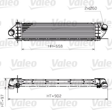 Valeo 818246 Nyko Intercooler, Caricabatterie
