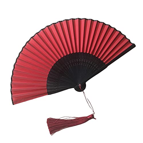 Ventagli Pieghevoli Portatili Ventaglio Pieghevole Antico, Ventaglio Antico da Donna, Stile Cinese con Nappe Ventaglio Pieghevole Classico Portatile Decorazione della.F