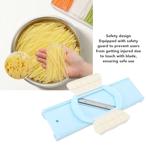 Mandolina para verduras de plástico y acero inoxidable miniatura 4