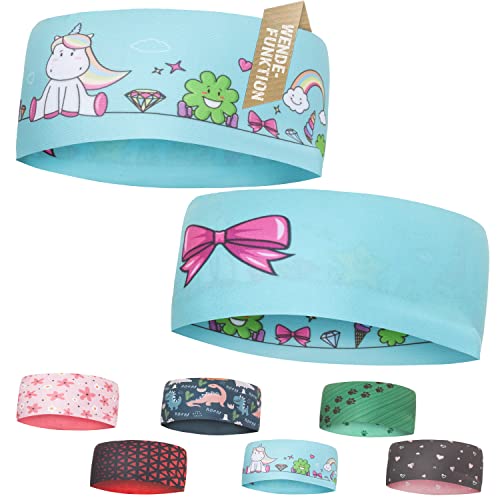 Wollhuhn ÖKO Stirnbänder Für Kinder - Doppellagige Fleece & Jersey Bänder | Handgemacht In Deutschland