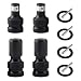 Produktbild 4 Stücke Schlagschrauber Bit Adapter, Stecknuss Adapter Sechskant Stecknussadapter, Adapter 1/2 auf 1/4 für Schlagratschenschlüssel Schraubendreher Bithalter