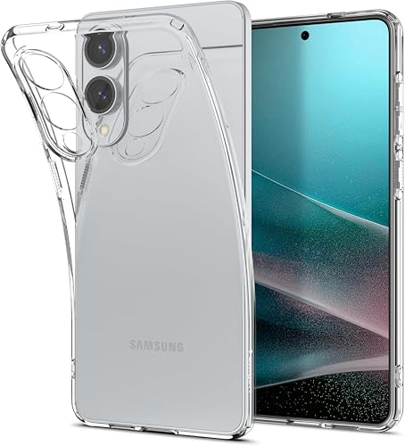 Image of Slim Matte Finish Soft TPU Flexible Bumper Case Cover Compatible with Samsung Galaxy S25 Edge 5G (2025) (TPU Clear Transparent)