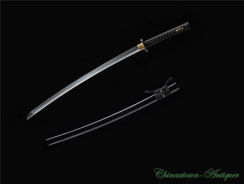 Japanese Nihonto Samurai Sword Katana High Carbon Steel Sharp Blood Groove #4003