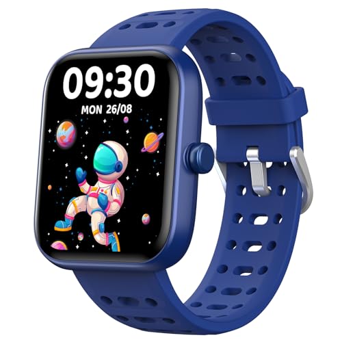 Gydom Smart Watch for Kids, Without/with APP Mode, 1.83' Touchscreen Fitness Tracker Watch, Heart Rate/Sleep Monitor, IP68 Waterproof Pedometer, Puzzle Games for Girls Boys Teens 5-16, 81 Sport Mode