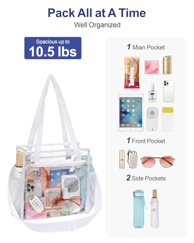Packism Clear Tote Bag Stadium Approved thumb #3
