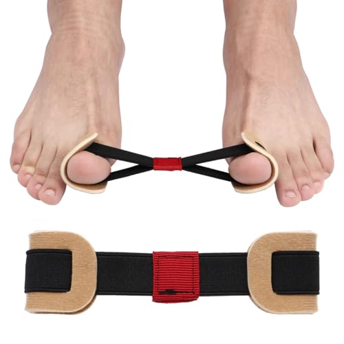 ROSENICE Cinturino Alluce Correttore Elastico Per Borsite Dell'Alluce Valgo Con Supporto Piede Per Sollievo Dal E Riallineamento Facile Da Usare E Lavabile