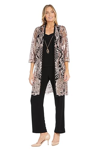 Image of R&M Richards Women's Threaded Charm Sequin Set