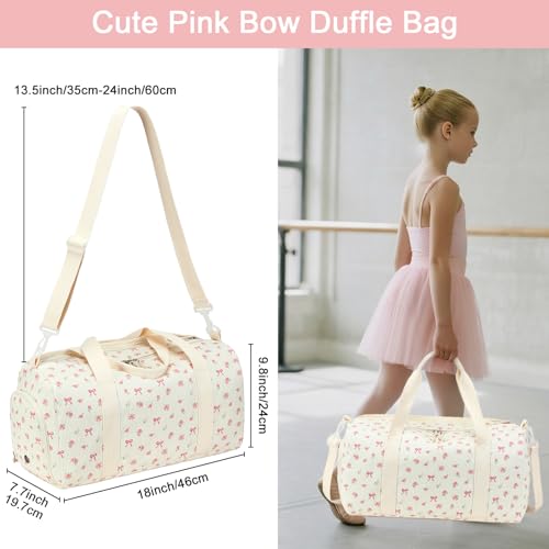 image for BTOOP Duffle Bag for Gym Sports Women Girls Workout Travel Bag Weekend