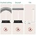 WALI Projector Ceiling Mount Tray，Projector Wall Mount Holds up to 22lbs，Height Adjustable Universal Projection Mount Tray 13.7'' x 8.6'', No Hole Installation, Hidden Cable Routing, White (PM-005-W)