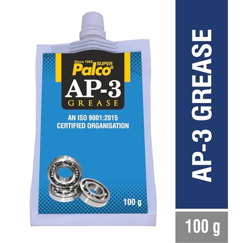 Image of PALCO AP-3 GREASE Pouch 100g (Pack of 10) Multipurpose Water Resistant & Chassis Bearing Lithium Base Anti Corrosion Grease for Car Cycle Bike Chain Lube NLGI-3 Long Lasting Lubricant